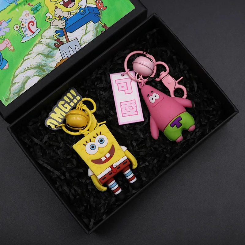 Тапочки в виде персонажа аниме Патрик Звездный брелок милый стиль губка форме