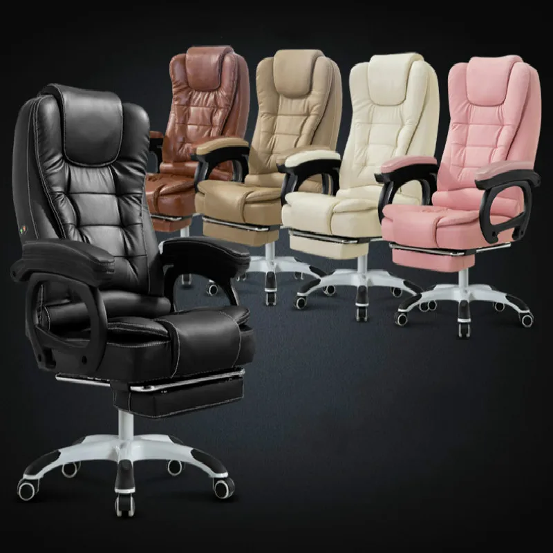 Массажное кресло для офиса офисное компьютерное из искусственной кожи удобное