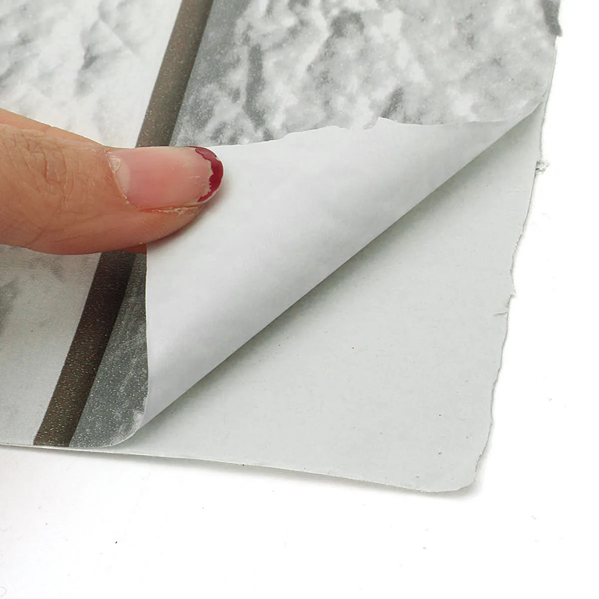 

Self Adhesive PVC Wallpapers 3D Gray Brick Wall Stickers Kitchen Bedroom Living Room TV Background Wall Coving Wall Paper 10M