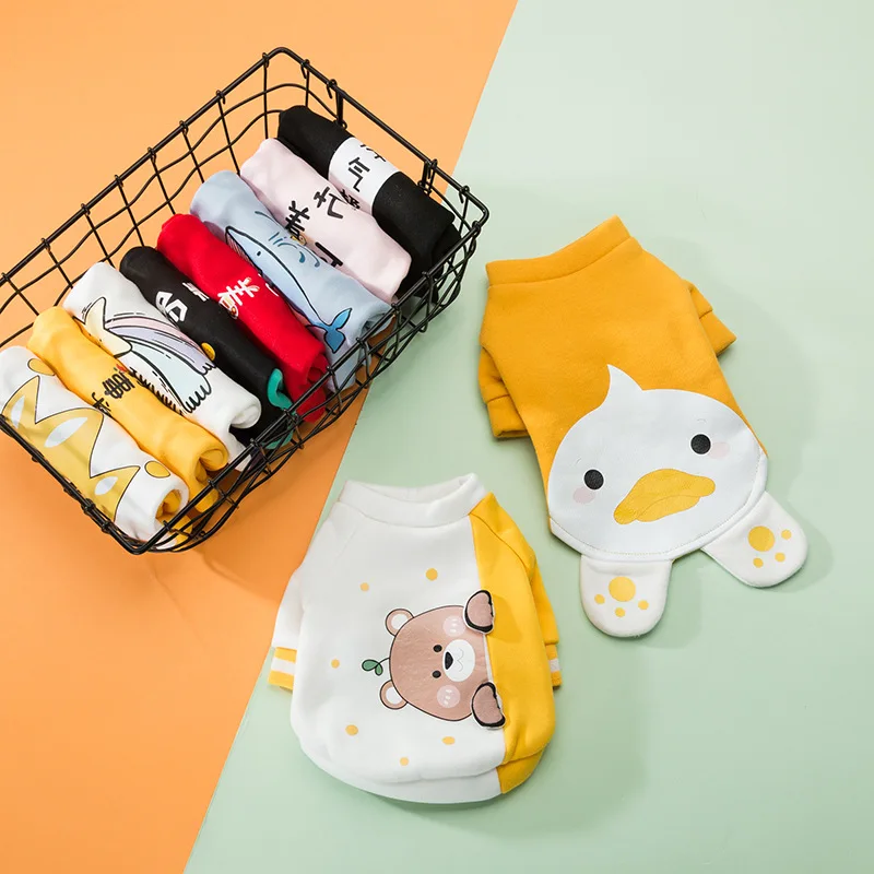 Свитер для собаки осень-зима костюм на Хэллоуин Милая одежда с мультяшным котом