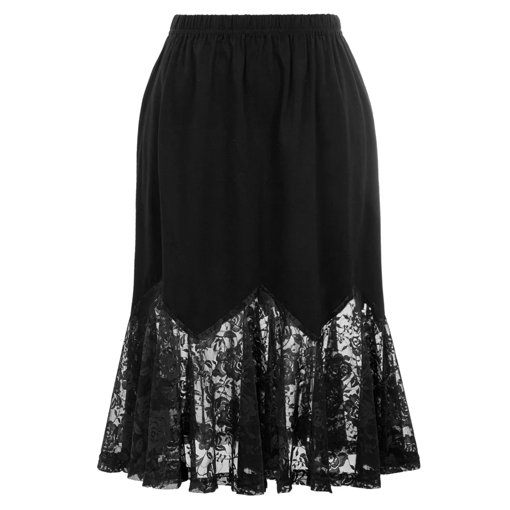 Летние женские юбки Талия скользящая половина юбка расширитель эластичный пояс