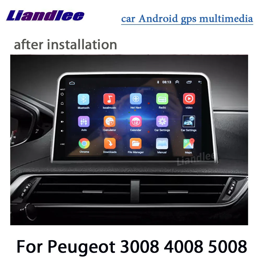 Автомагнитола 2 Din Android мультимедиа для Peugeot 3008 4008 5008 2016 2020 стерео аудиоплеер Carplay