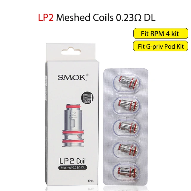 Оригинальный SMOK LP 1 2 катушки головки LP1 сетчатые сердечники для картриджа NOVO 4