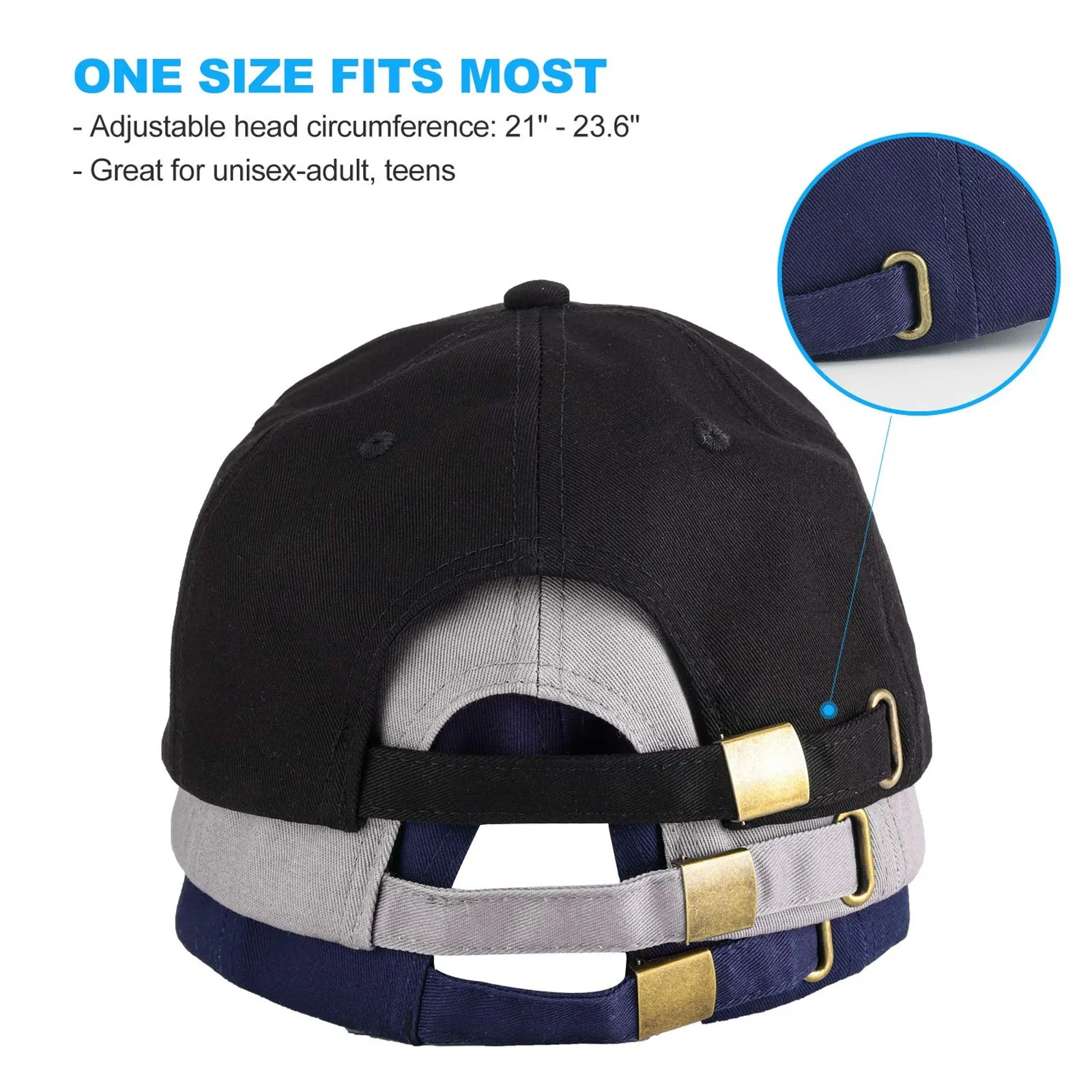 

Unisex Fashion Solid Color Adjustable Casual Baseball Cap Outdoor Travel Sports Hip-hop Cap Sun Hat