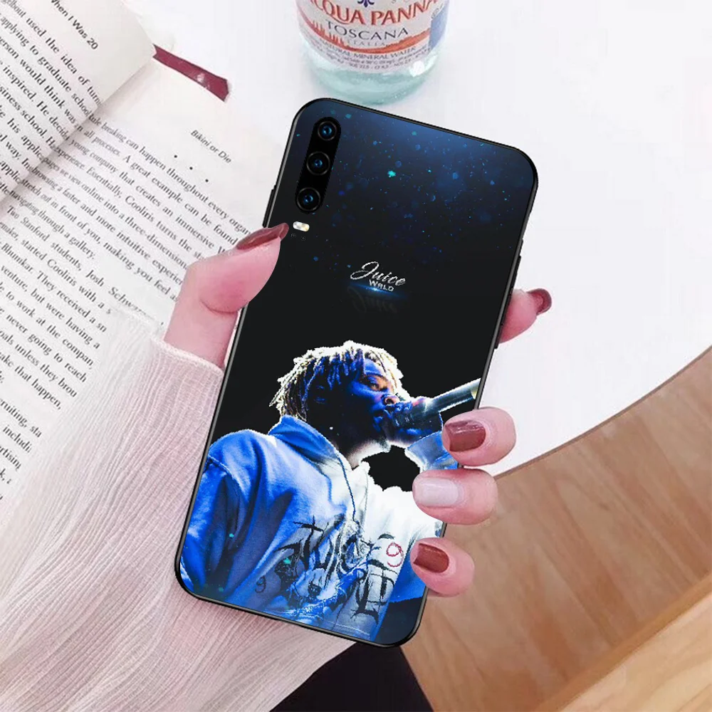 

NBDRUICAI Juice WRLD Black Soft Shell Phone Case Capa for Huawei P9 10 lite P20 pro lite P30 pro lite Psmart mate 20 pro lite