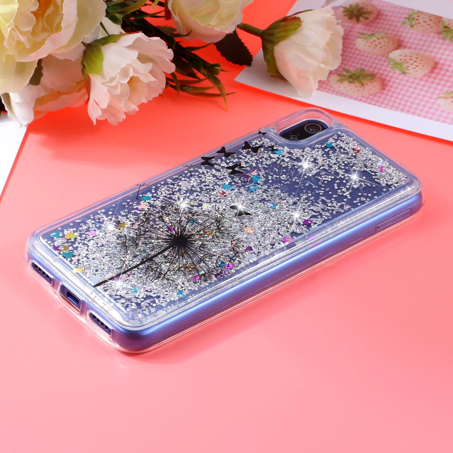 Quicksand Case for Xiaomi Redmi 7A Redmi7A Soft TPU Cover Xaomi A7 Liquid Glitter Xiomi Armor Funda | Мобильные телефоны и