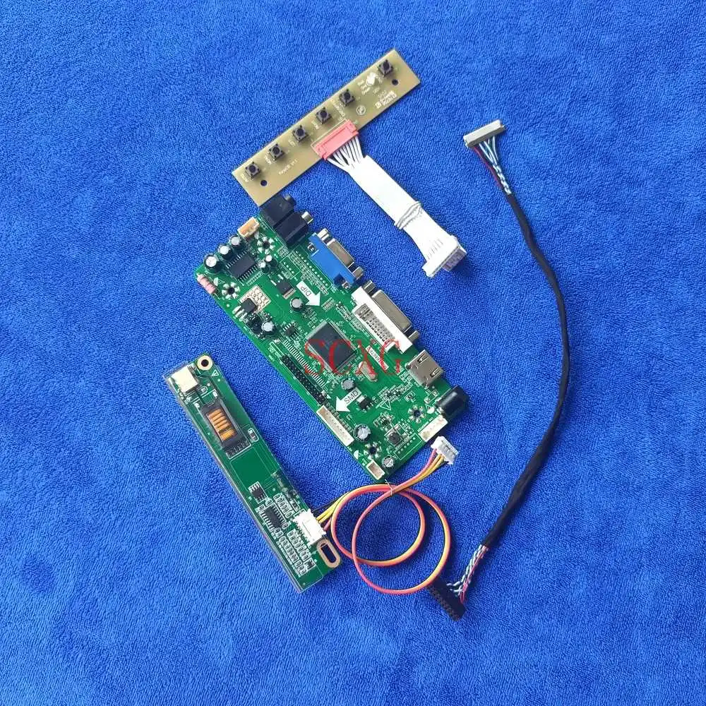 

800*600 MNT68676 Controller Driver Board DIY Kit 1CCFL For B104SN01/LP104S5/N104S1 LCD Matrix LVDS-20Pin VGA DVI HDMI-compatible