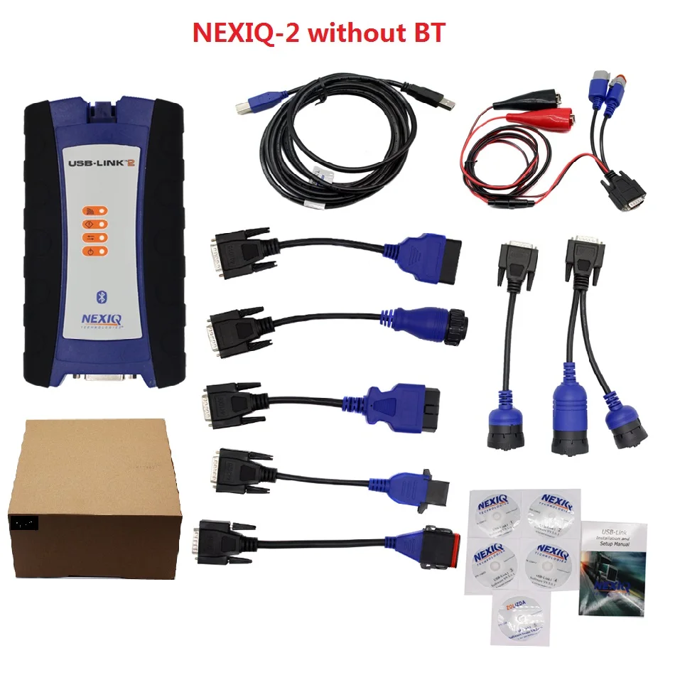 Nexiq Link 2 no BT Новейший диагностический инструмент NEXIQ автоматический сверхмощный сканер для грузовика NEXIQ USB Link NEXIQ 125032 USB Link nexiq 2 для дизельного грузовика - Цвет: Nexiq Link 2 no BT