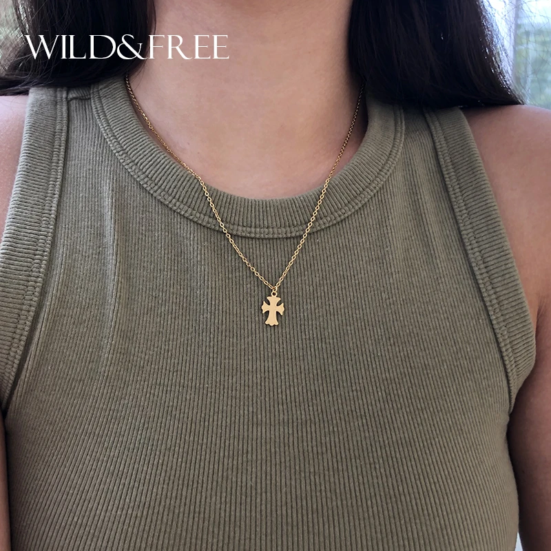 Wild & Free классический термос из нержавеющей стали 3 вида стилей Золото колье с