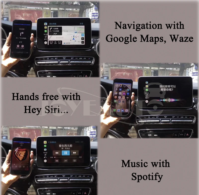 Joyeauto мультимедиа Mercedes V-Class Беспроводная OEM Apple Carplay Aftermarket Модифицированная- поддержка обновления камеры заднего вида