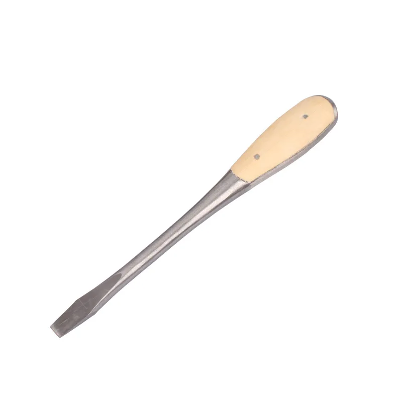 

Labor-saving Slotted Shank Wood Handle Alloy Flat-blade Screwdriver Mini Screw Driver Household Hardware Repair Tools