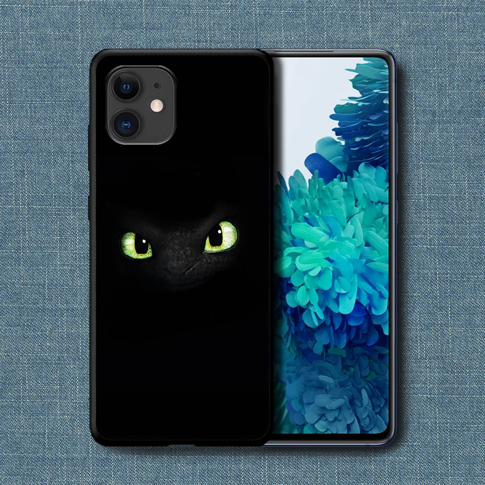 

Train Your Dragon Phone Case For iPhone 4 4s 5 5S SE 5C 6 6S 7 8 Plus X XS XR 11 12 Mini Pro Max 2020 black Hoesjes Luxury
