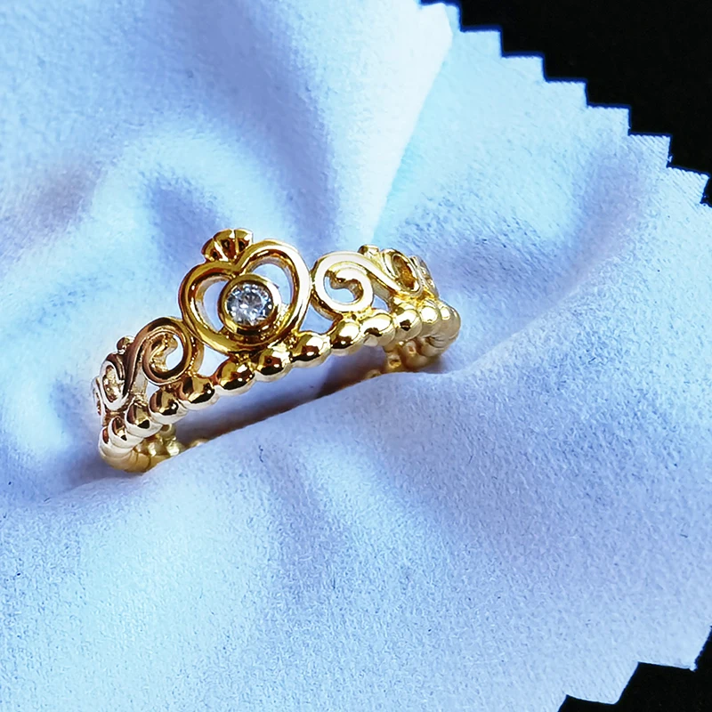 Модное винтажное кольцо MYBEBOA из стерлингового серебра 925 пробы золотого цвета