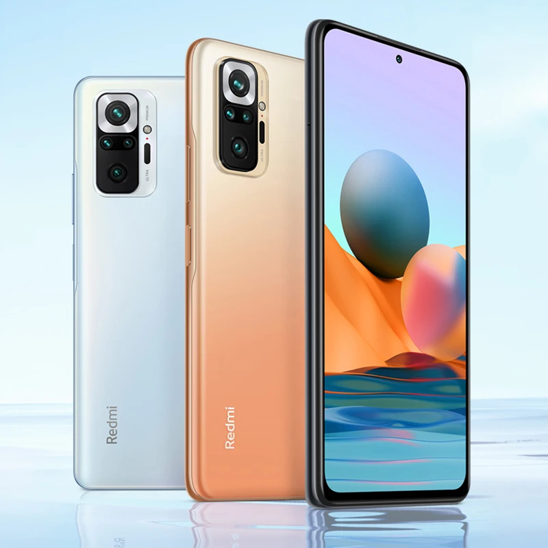 Смартфон Xiaomi Redmi Note 10 Pro глобальная версия ГБ + 128 AMOLED дисплей 108MP Quad Camera дюйма 120 Гц 6