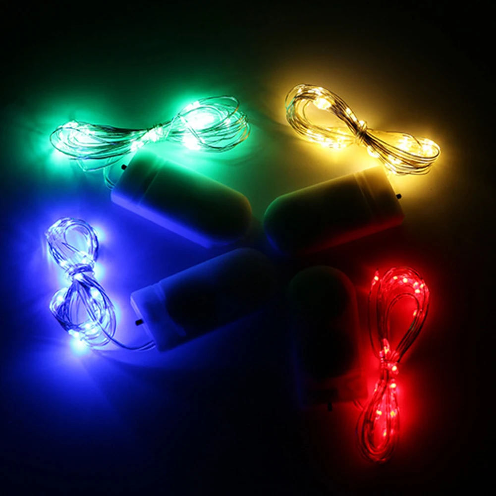 

Romantic 10LED Copper Wire String Light Flexible Fairy Lamp Bar Christmas Decor Wedding Home Indoor Decoration