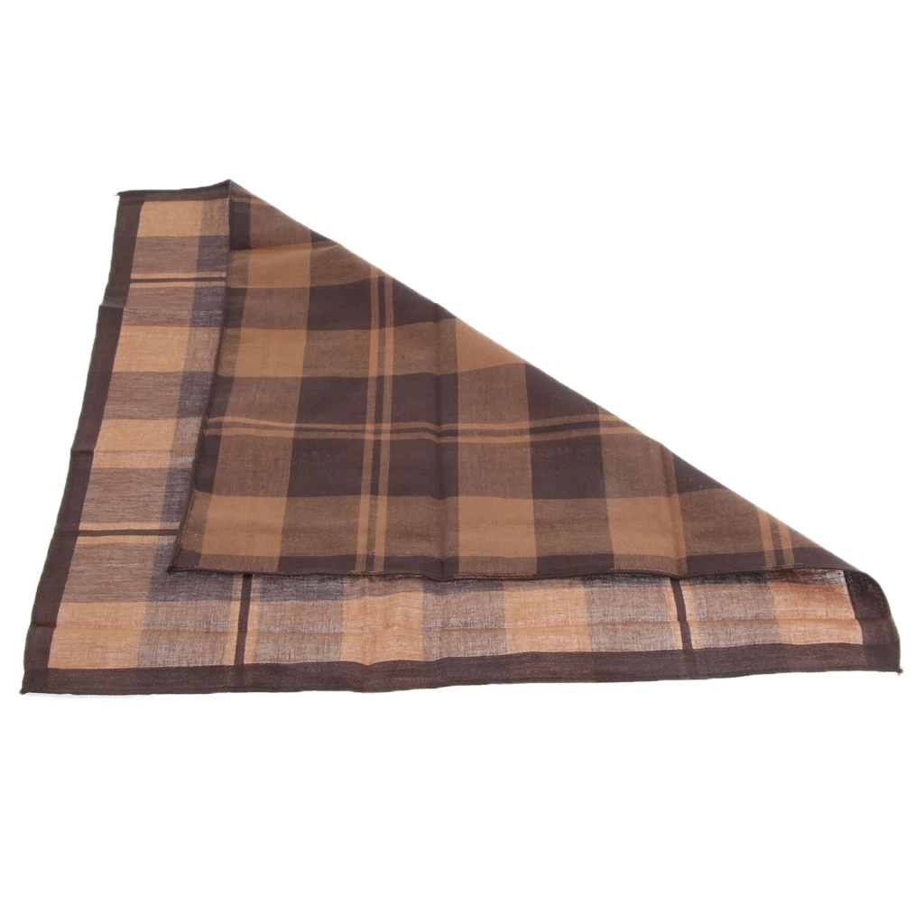 

12pcs Men Plaid Cotton Pocket Handkerchief Pocket Square Hanky Xmas Gifts