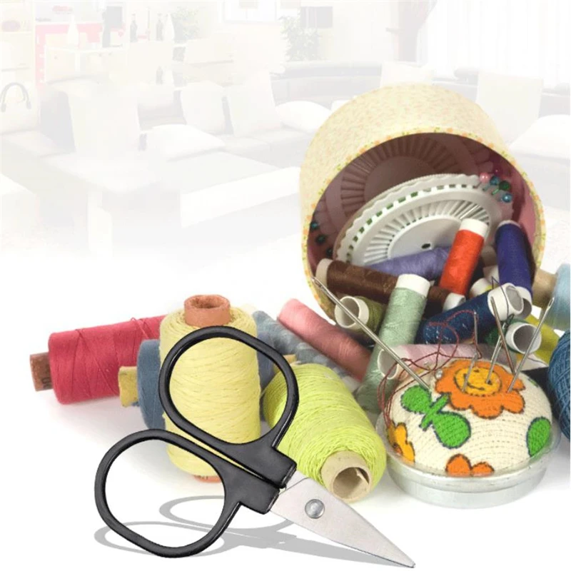 Маленькие ножницы из нержавеющей стали с пластиковой ручкой Инструмент