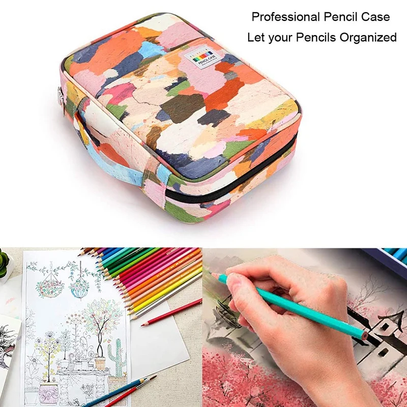 Чехол для карандашей 220 слотов органайзер с удобной упаковкой портативный