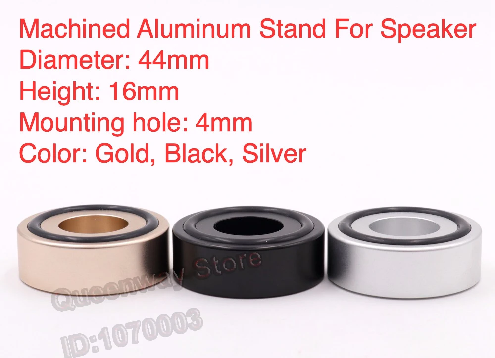 1 комплект из 4 предметов Однотонные Алюминий Hi Fi колонки стенд средства ухода за