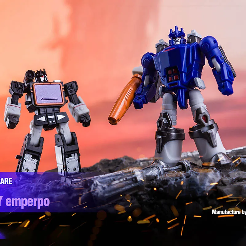 Д р Wu преобразования DW E01 Galvatron E02B Soundwave Мини карманный воин фигурка игрушки