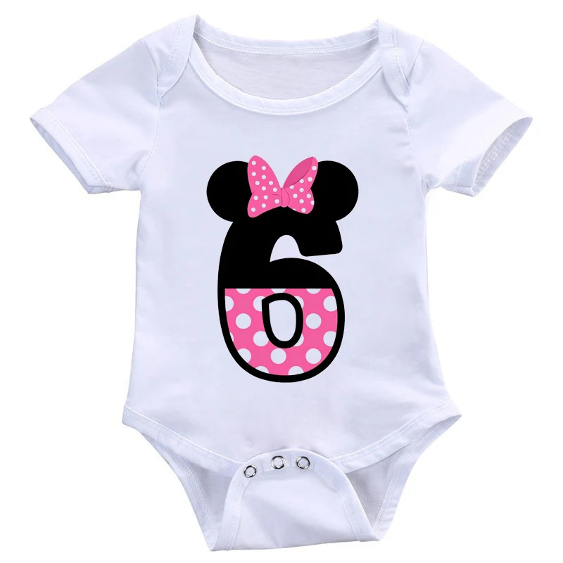 

Summer Trend Kids 0-24M Children Girls Boys Cotton Short Sleeve Cute Cartoon Print Clothes Tops Kids Baby