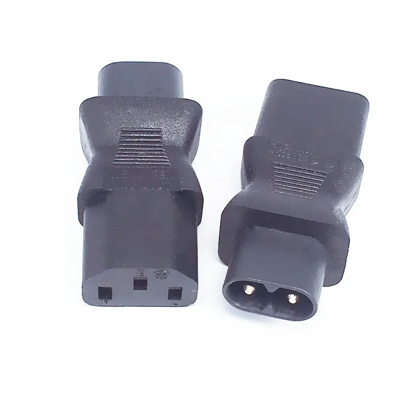 Адаптер питания IEC 320 C8 папа к C13 3Pin мама c8 2Pin папа| |