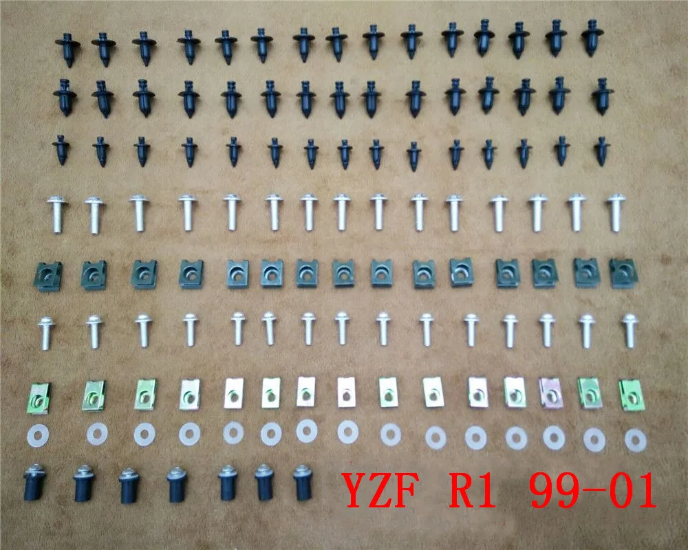 

Fairing Bodywork Kit Bolts Screws For Fit For YAMAHA YZF R1 1999-2001
