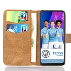 6 цветов Tecno Camon 12 Air Чехол откидной специальный 100% кожаный модный винтажный роскошный защитный чехол для телефона