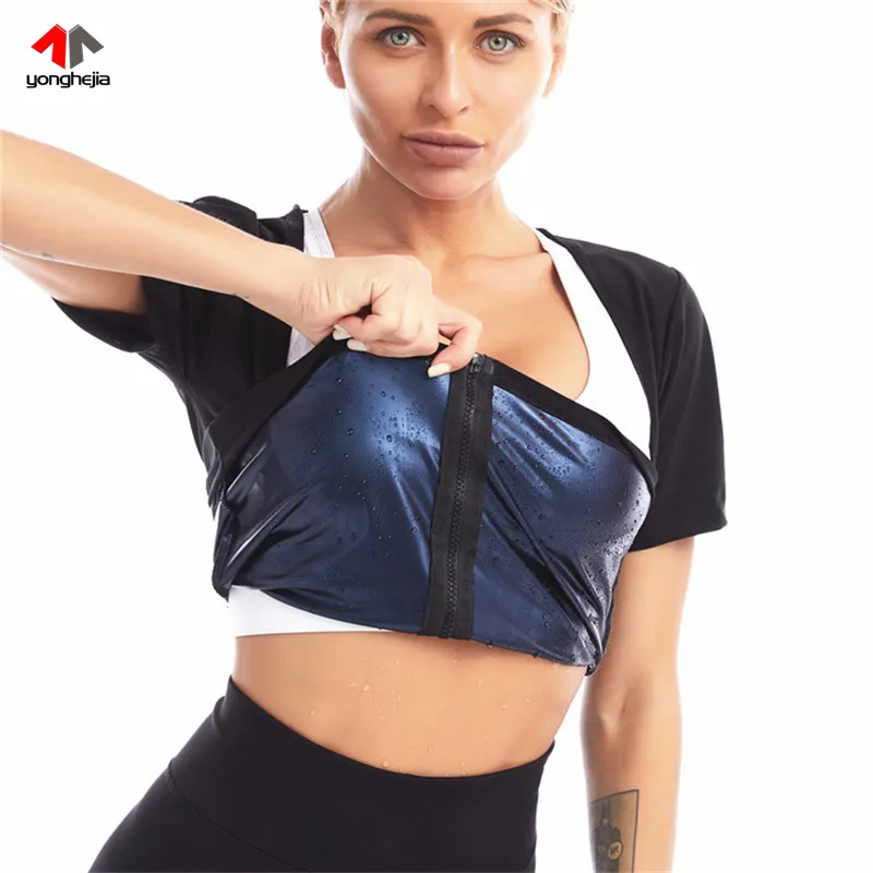 Женский неопреновый Пот Сауна футболки Для женщин Спортивный жилет Body Shaper