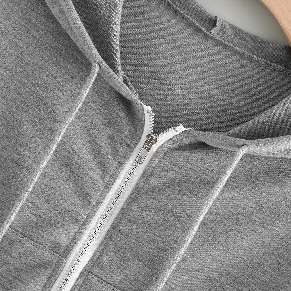 Женская толстовка повседневный однотонный спортивный костюм с длинным рукавом и