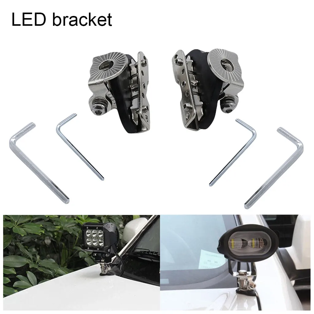 Универсальный 2x столб капюшон светодиодный рабочий светильник бар крепление