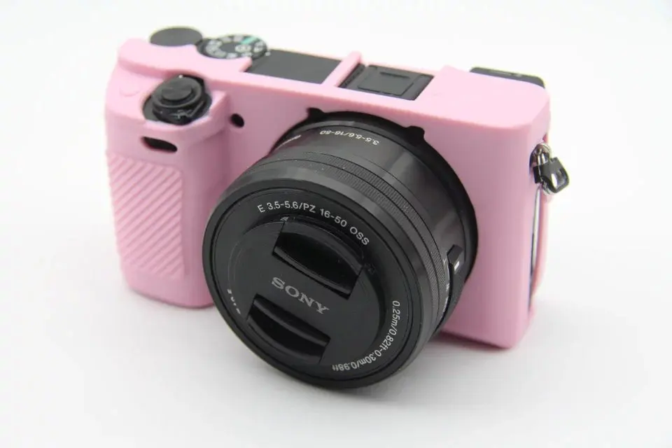A6300A6400 Силиконовая кожа брони чехол корпус протектор для sony A6300/A6400 A7R III/A7M3 A7RM3/A9 ILCE-9/A7R IV A7RM4/A7 II A7M2 - Цвет: A6300A6400