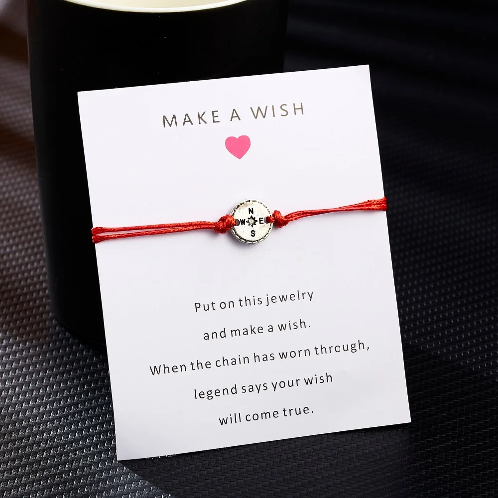 Belleper Make a Wish/Friendship/Mom Love Card Turtle Adjustable Fashion High Quality Bracelet Charm Female New Unique Jewelry