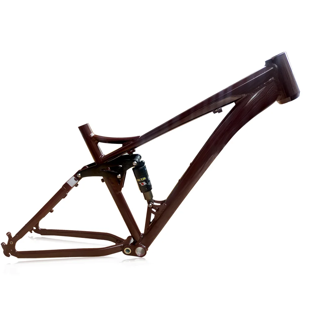 Kalosse Aluminum Alloy Mountain Bike Frame 135*10MM Dropout 68MM Full Suspension Bicycle 150 MM Travel | Спорт и развлечения