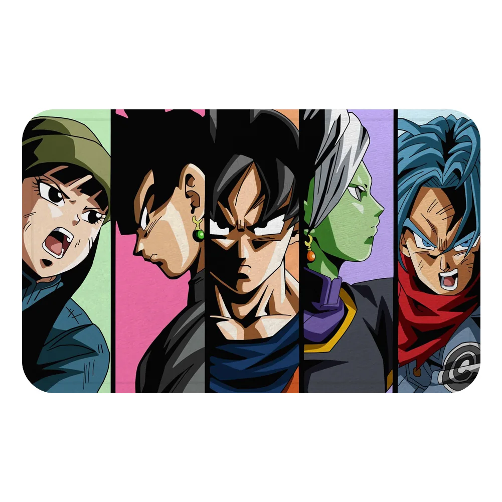 Сон Гоку мультфильм Dragon Ball коврик с рисунком из аниме коврик для ванной декоративные Противоскользящие коврики комната автомобиль пол бар ковры домашний декор для дверей подарок - Цвет: Шоколад