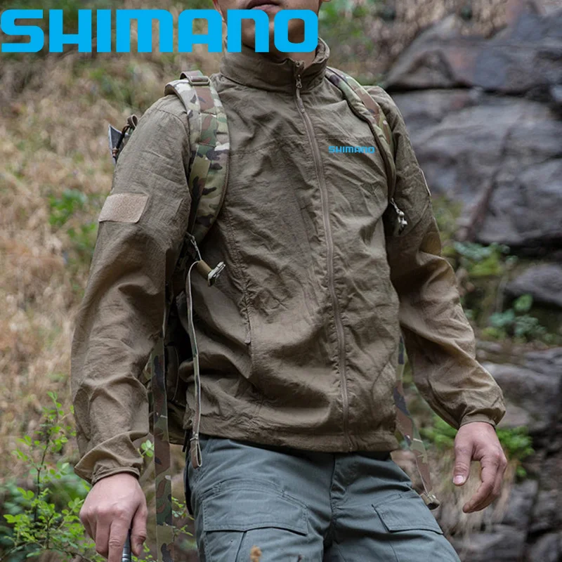 

Shimano Fishing Breathable Fishing Clothing Waterproof Fishing Shirts Long Sleeve Fishing Jacket Quick Drying Fishing Clothes