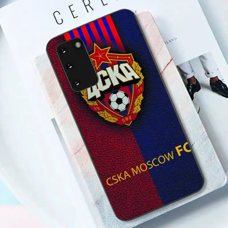 

Hot Russia PFC CSKA Moscow Phone Case for Samsung S10 21 20 9 8 plus lite S20 UlTRA 7edge