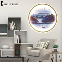 round led wall lamps home decor mural lamp for living room bedroom dining room ceiling lamps wall light indoor painting lights