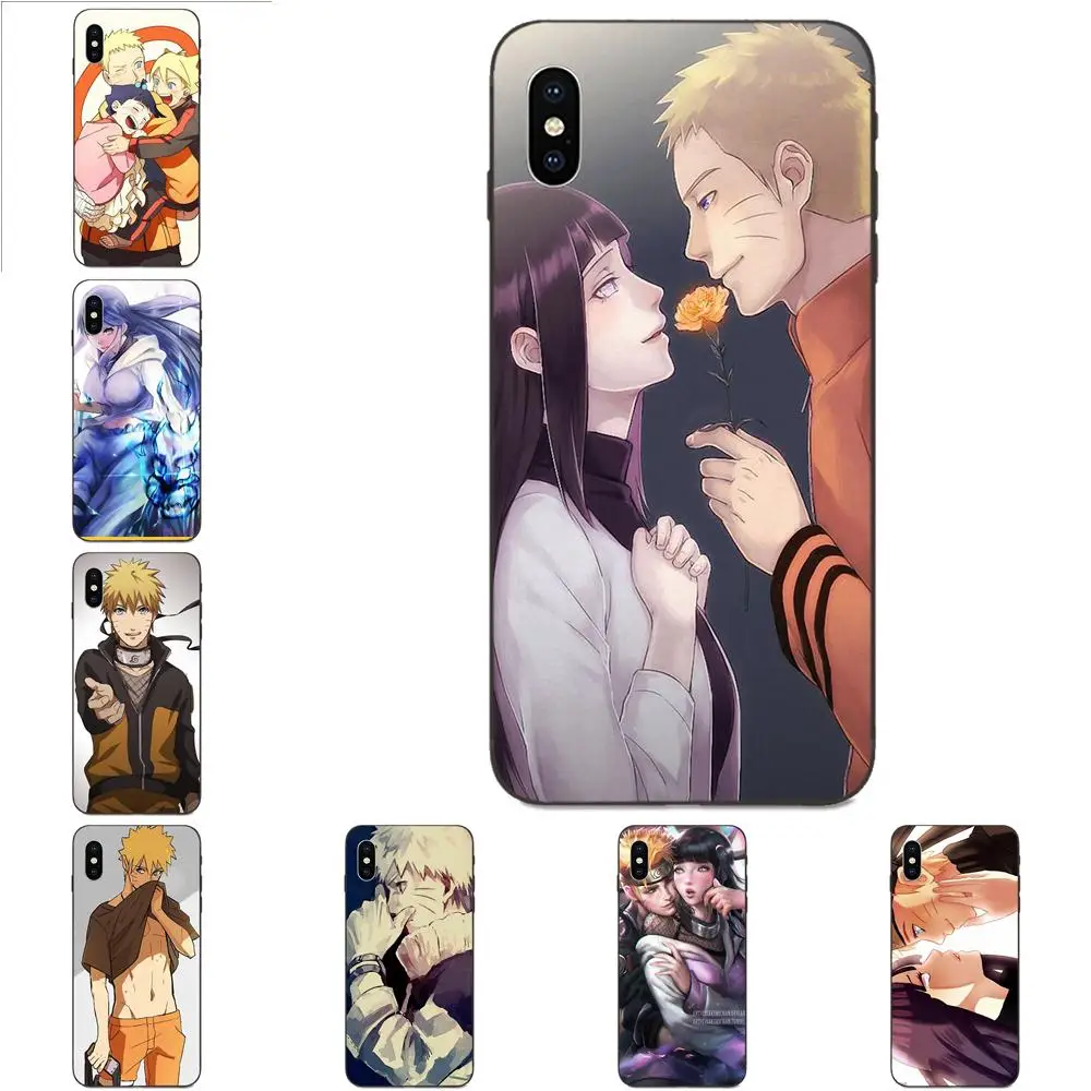 Короткая футболка с героями из японского аниме Наруто Узумаки Хината для Galaxy A10S