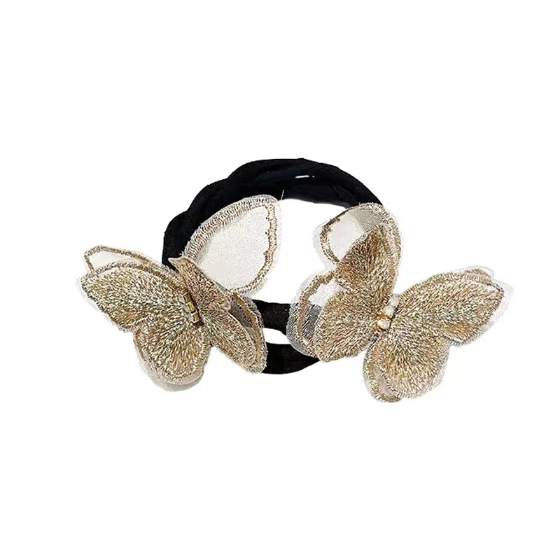 

Vintage Butterfly Hairpin Bun Hairstyle Hair Stick Women Elegant Hair Scrunchies Flower Hair Maker Tools Hair Accessories