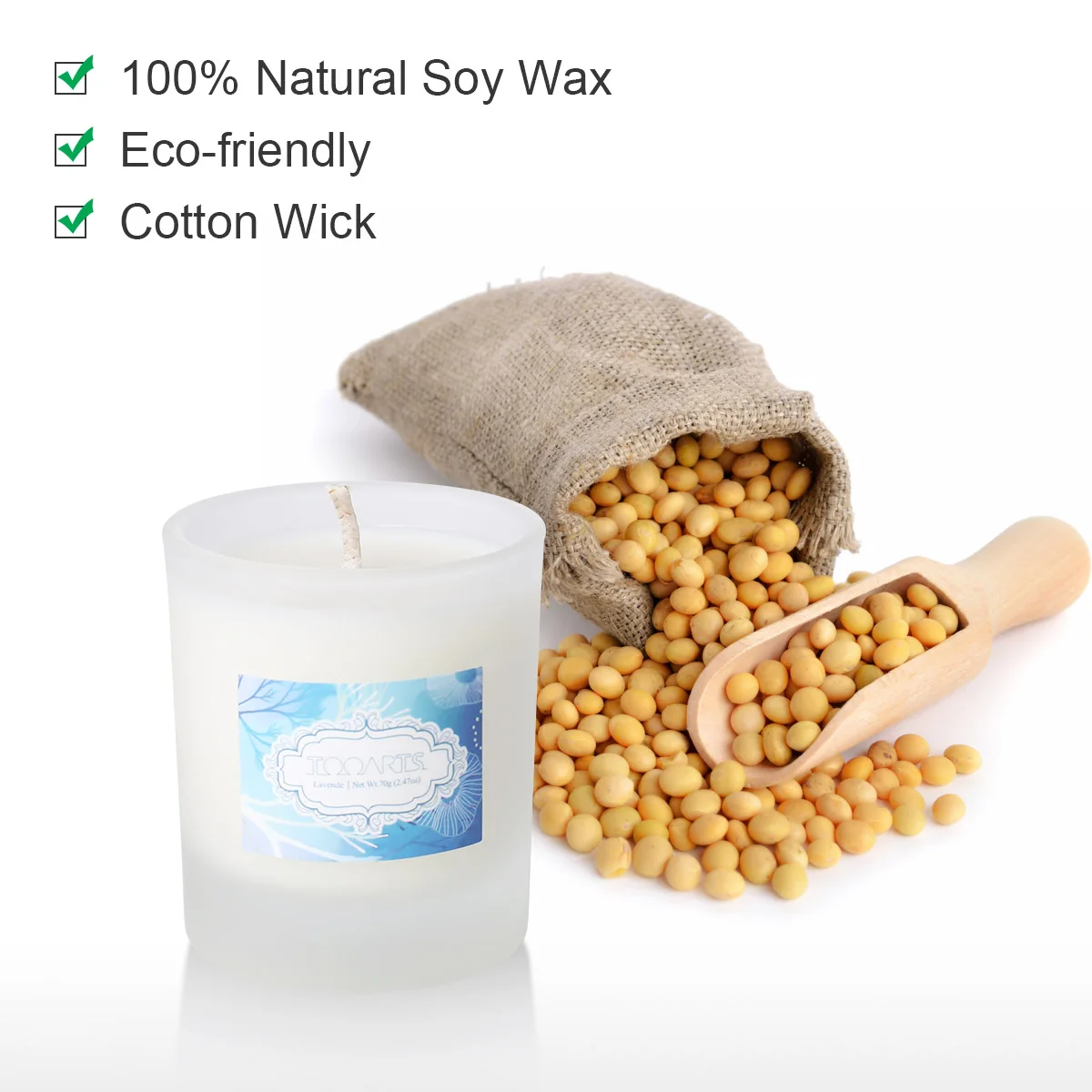 3 шт. слиток ароматическая свеча Природный соевый воск Изысканная Подарочная