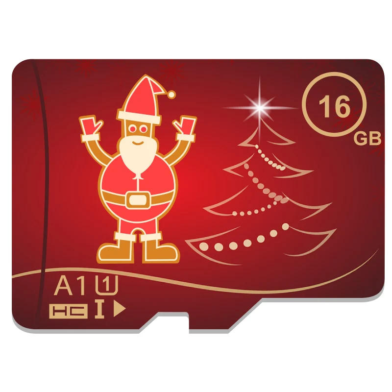 Рождественская TF карта памяти, флэш-карта памяти, micro SD карта, 256 ГБ, 512 ГБ, Microcard, 64 ГБ, 128 ГБ, класс 10, карта для смартфона