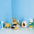 Новинка 2021, Миниатюрные аксессуары для стиральной машины, мини-мебели, аксессуары для семейного кукольного домика, железный миниатюрный пылесос 112