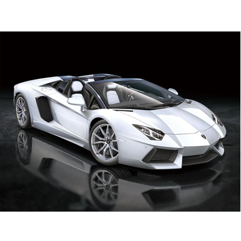 

Toys Car Racing Diy Assembly Model 1:24 Scale Lamborghin LP700-4 Sports Cars Gift For Children Kids Adults