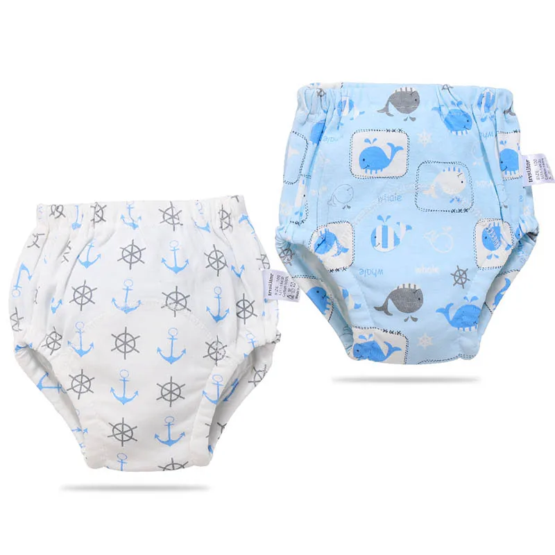 

Baby diaper Training pants Learning pants Cotton Washable 6 layers of gauze baby products 2 suits Baby accessories