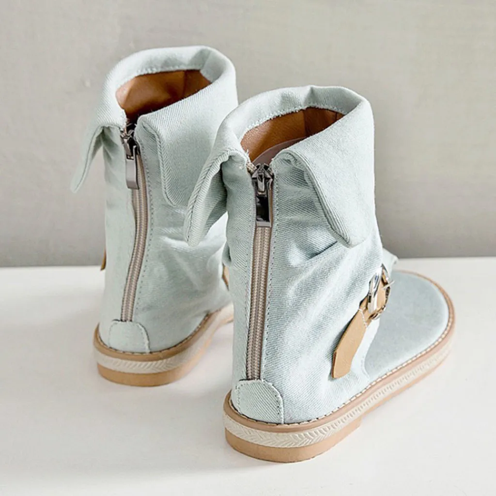 

Women's Sandals Summer Shoes Women Rome Style Solid Open Toe Sandals Ladies Summer Denim Flat Sandals women Shoes 2020 sandalias