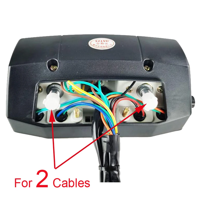 Тахометр для мотоциклетного прибора скоростной Wuyang Honda WY125 WY150 CGL125 JH125 DY125 1-2 кабеля