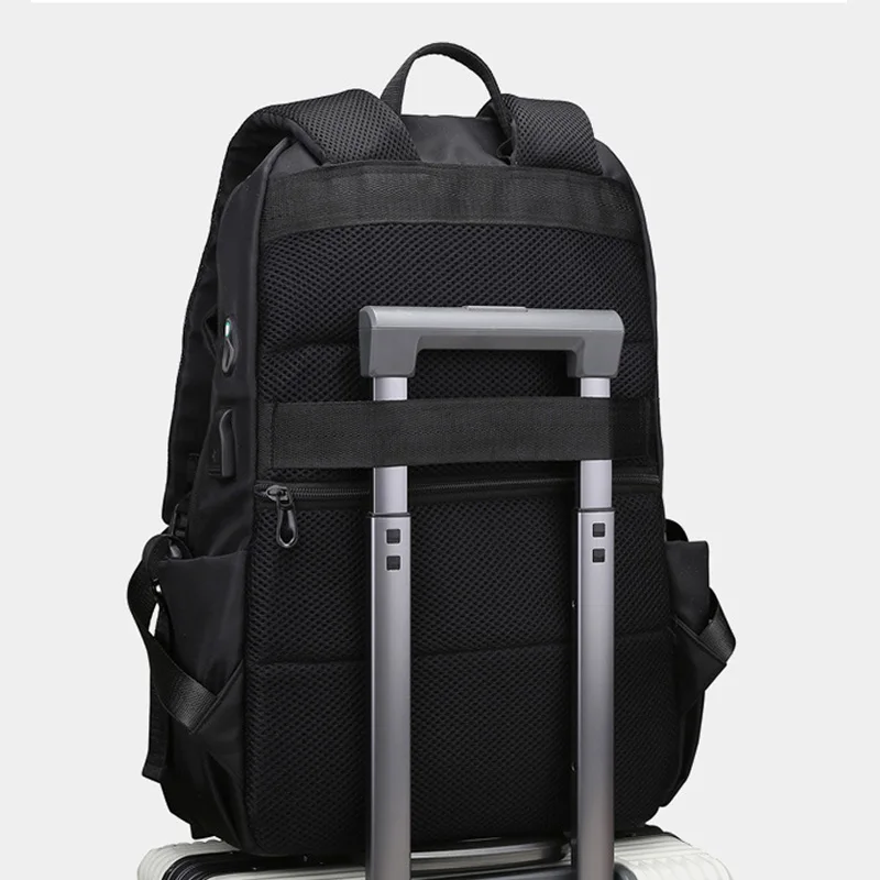 15 6 дюймовый ноутбук рюкзак Для мужчин Водонепроницаемый путешествия Бизнес USB