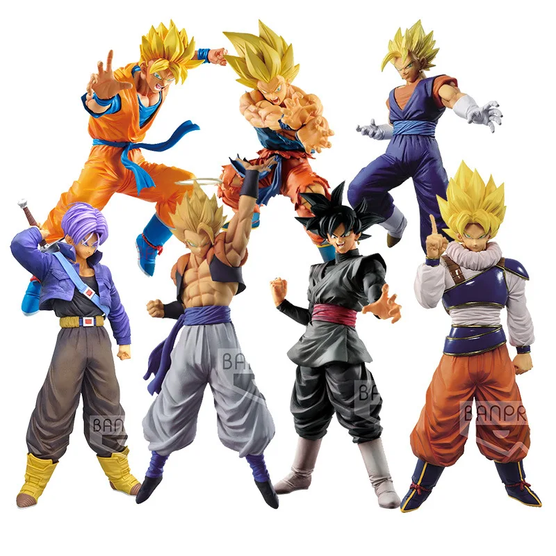

Bandai Original Z Dragon Ball Son Goku Gogeta Son Goku Son Gohan Torankusu Anime Figures Action Figure Kids Gift Model Toy
