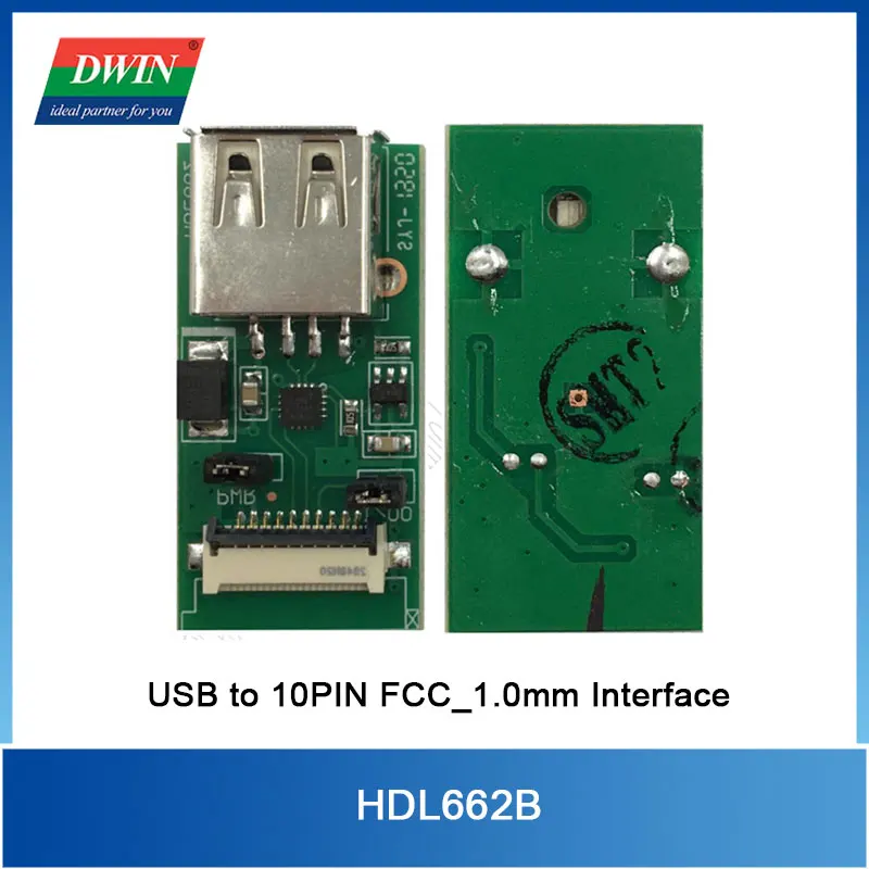 ЖК-дисплей DWIN плата отладки USB до 10 пин _ 1 0 FCC к COF Screen 10PIN мм Интерфейс | Электронные